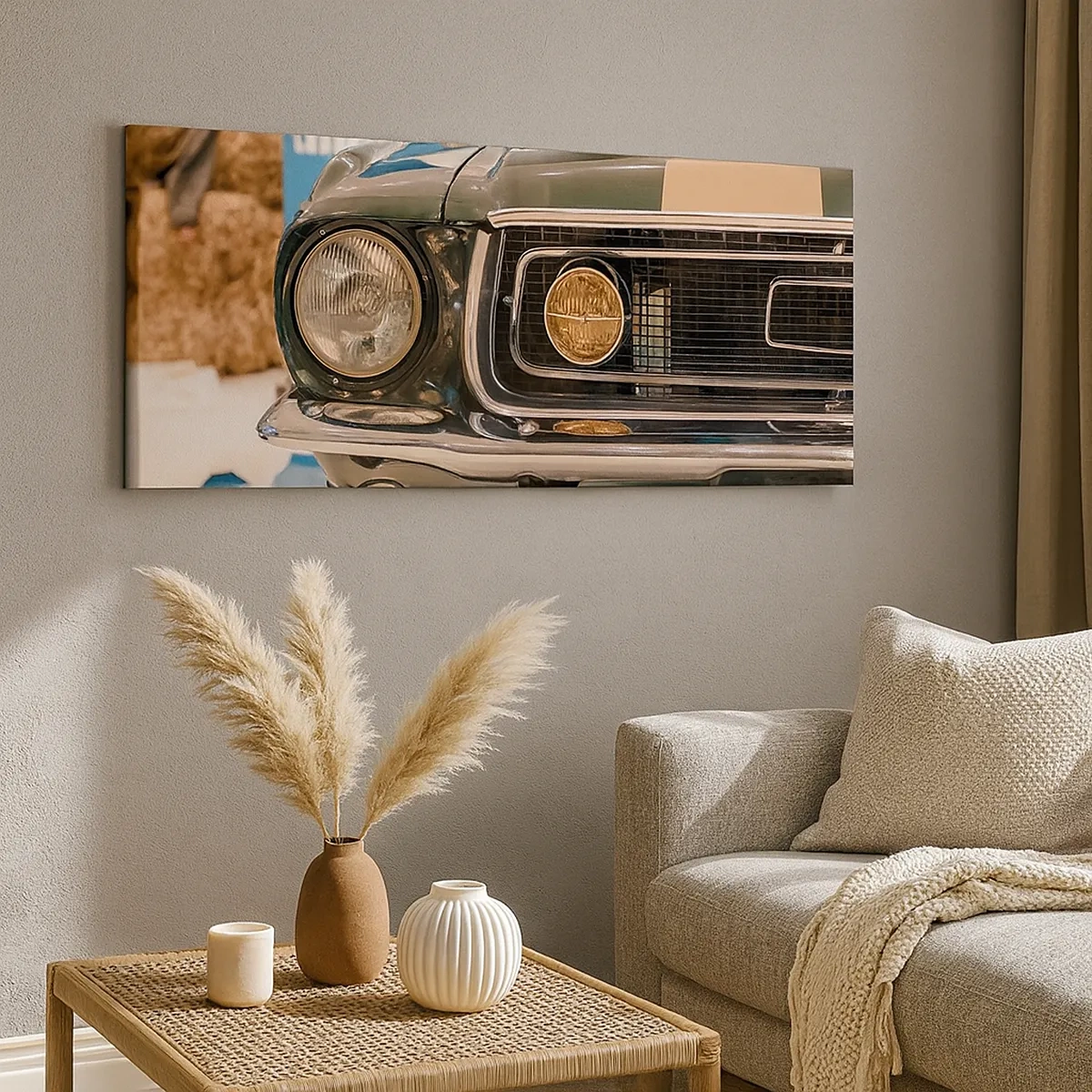 Tablou pe pânză - Întâlnire cu o legendă - 30x30 cm