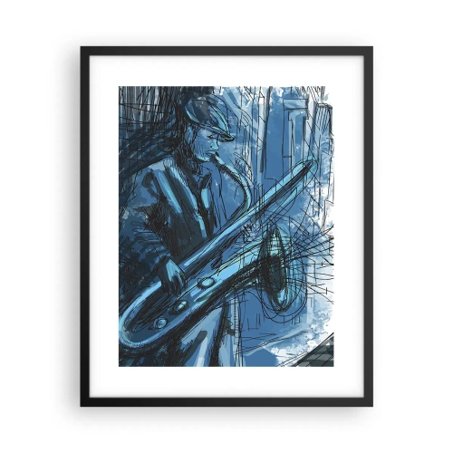 Poster în ramă neagră - Rapsodie urbană - 40x50 cm