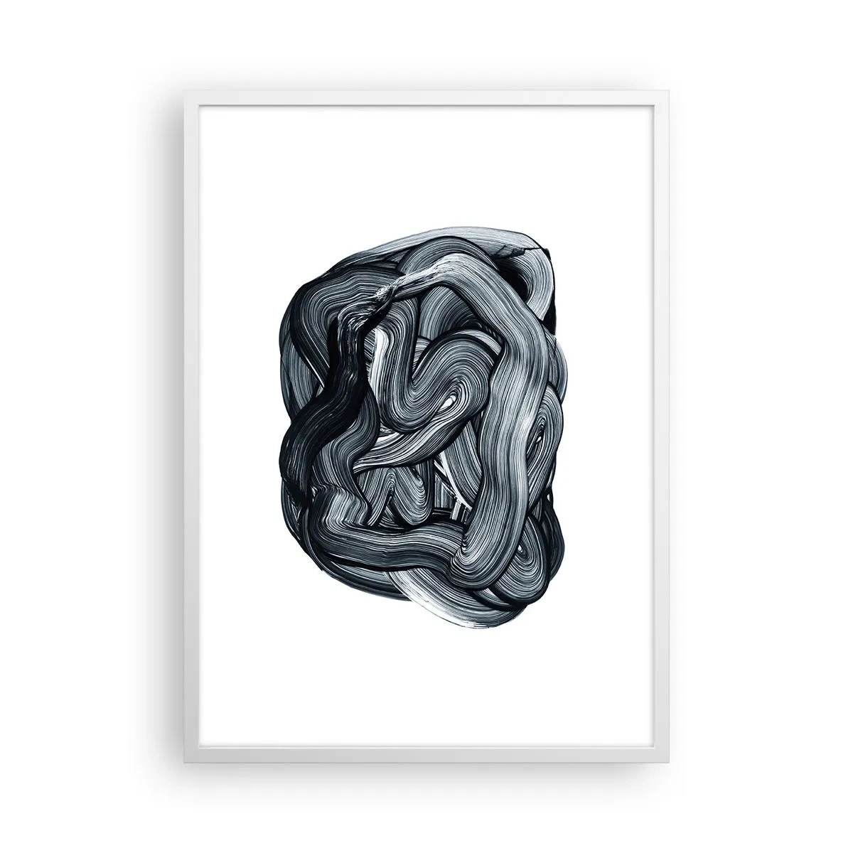 Poster în ramă albă - Nu este atât de simplu - 50x70 cm