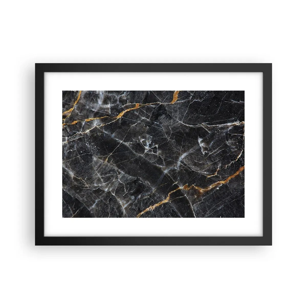 Poster în ramă neagră - Viața interioară a unei pietre - 40x30 cm