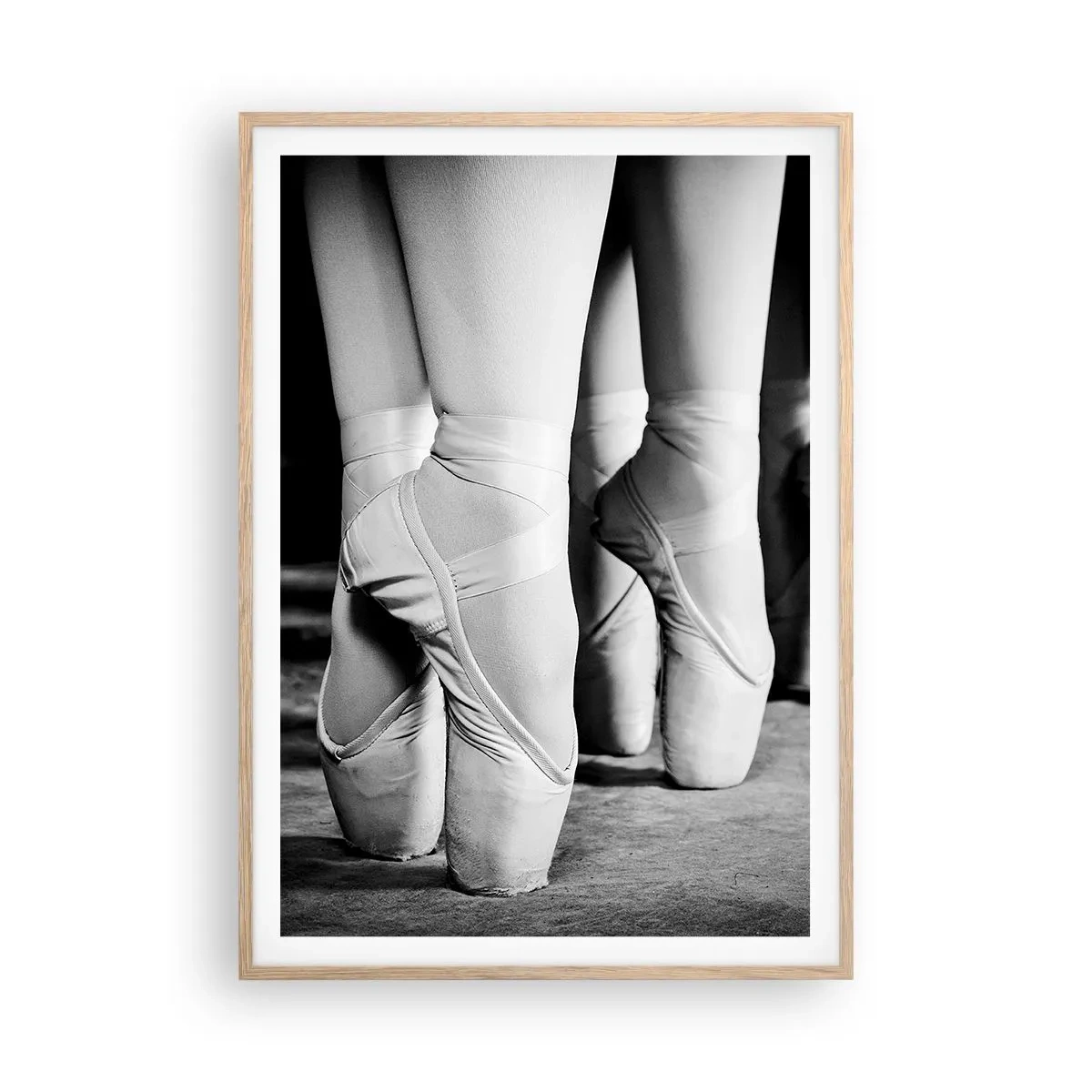 Poster în ramă de stejar deschis - Împreună, elegant - 70x100 cm