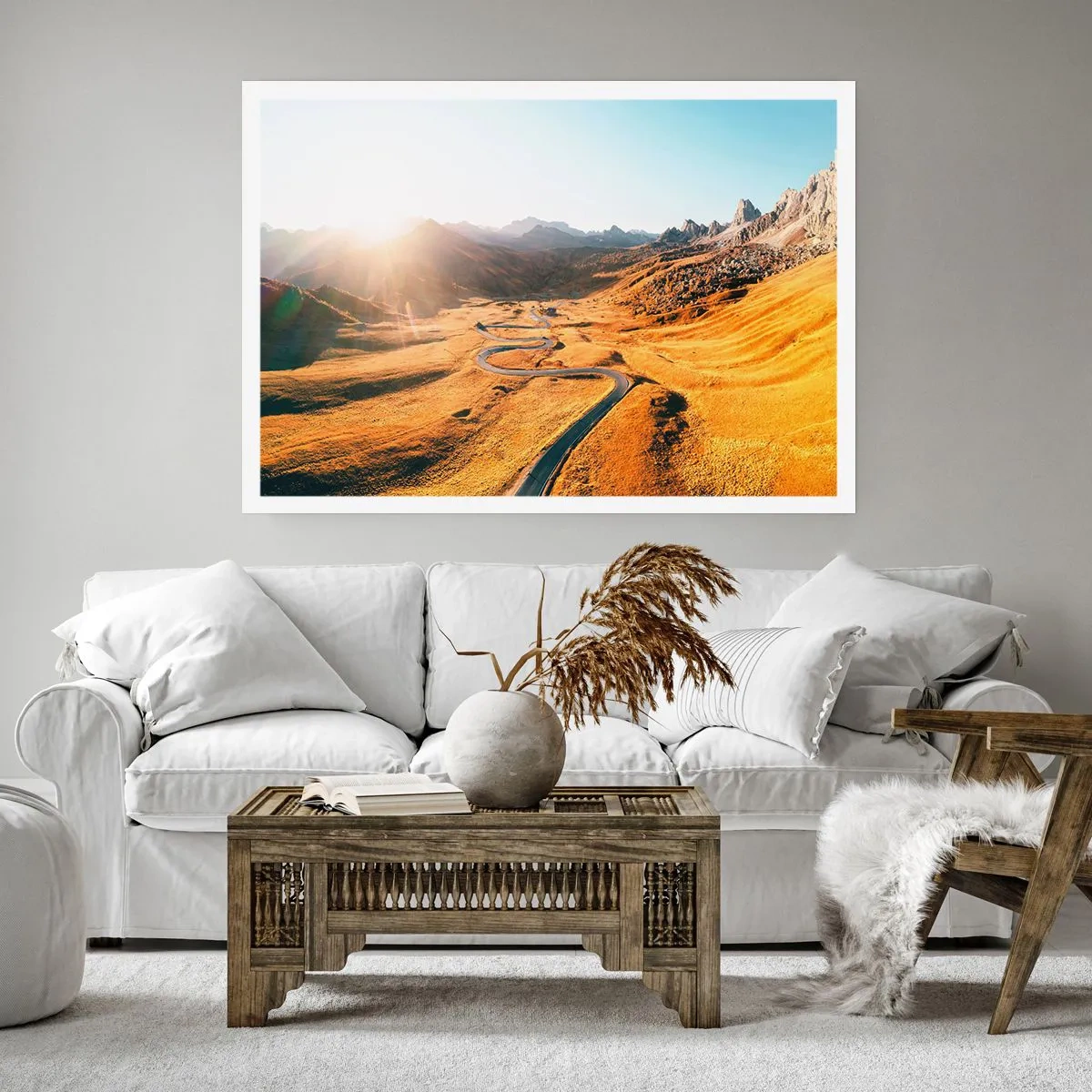 Poster - Într-o vale de aur - 100x70 cm