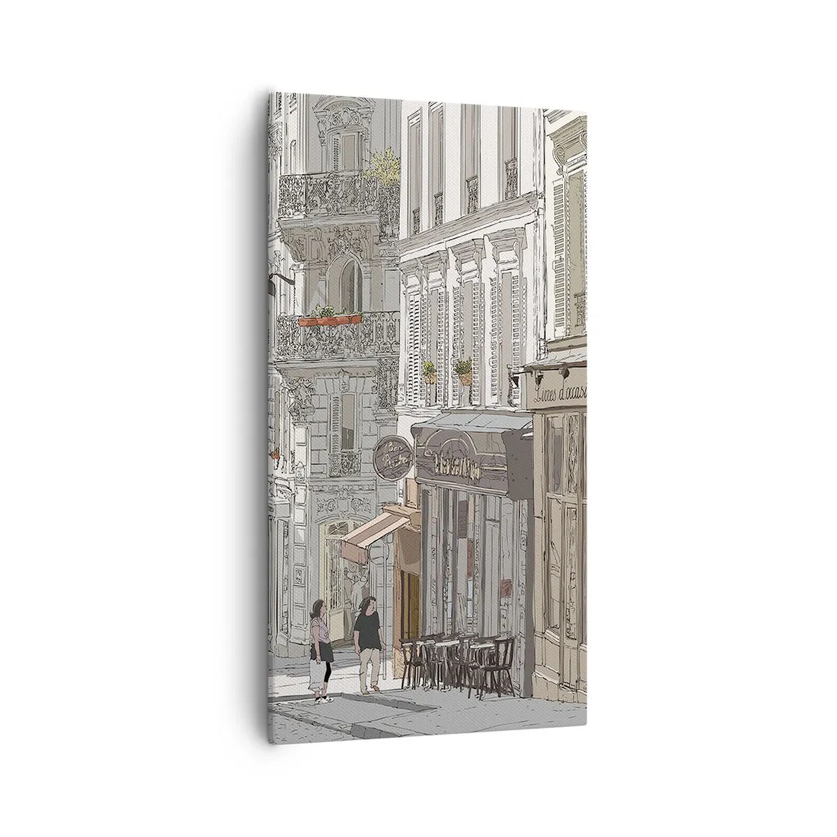 Tablou pe pânză - Bucurii urbane - 55x100 cm