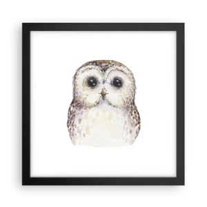 Poster în ramă neagră - Uită-te în ochii mei - 30x30 cm