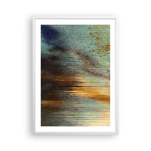 Poster în ramă albă - O compoziție cromatică neaccidentală - 50x70 cm