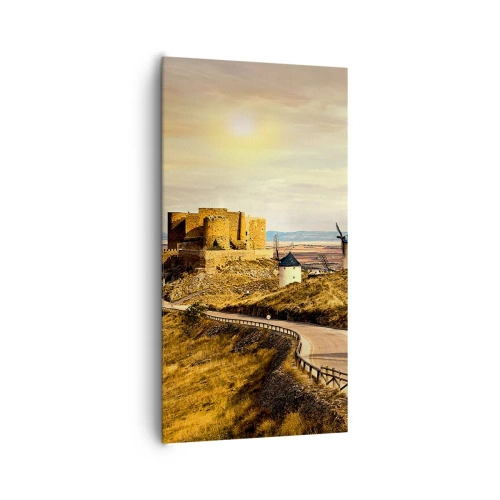 Tablou pe pânză - Don Quijote apare imediat - 65x120 cm