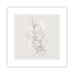 Poster - Încurcați într-o îmbrățișare - 30x30 cm