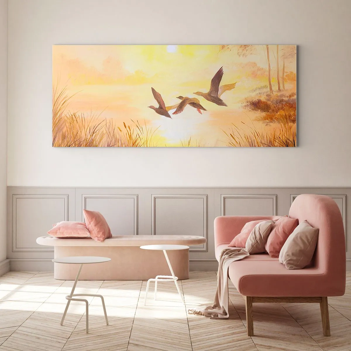 Tablou pe sticlă - Începutul unei lungi călătorii - 160x50 cm