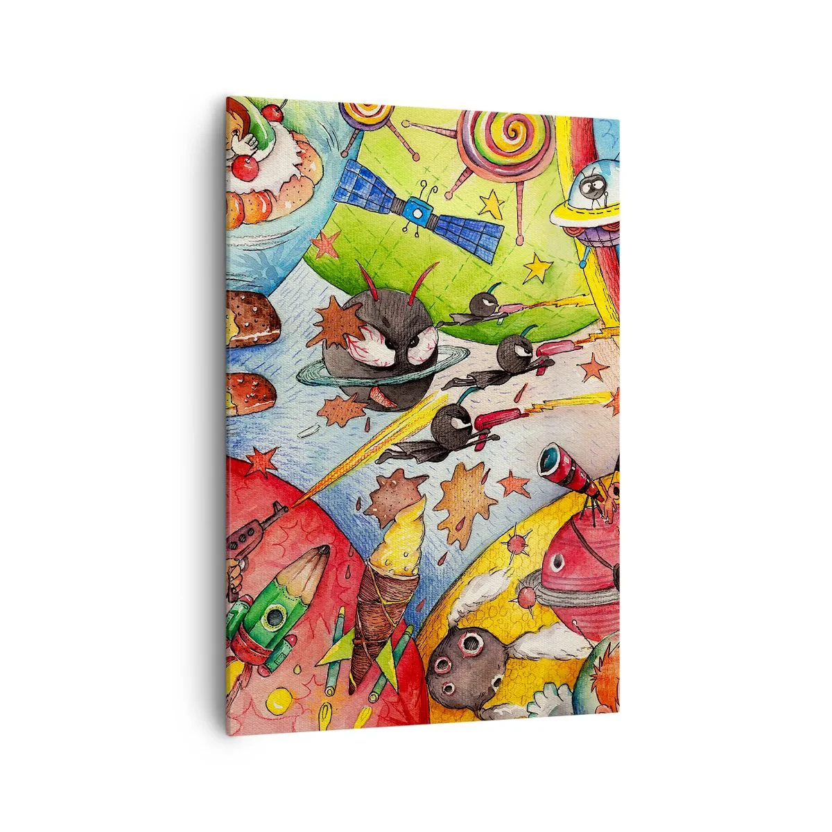 Tablou pe pânză - O mare aventură spațială - 70x100 cm