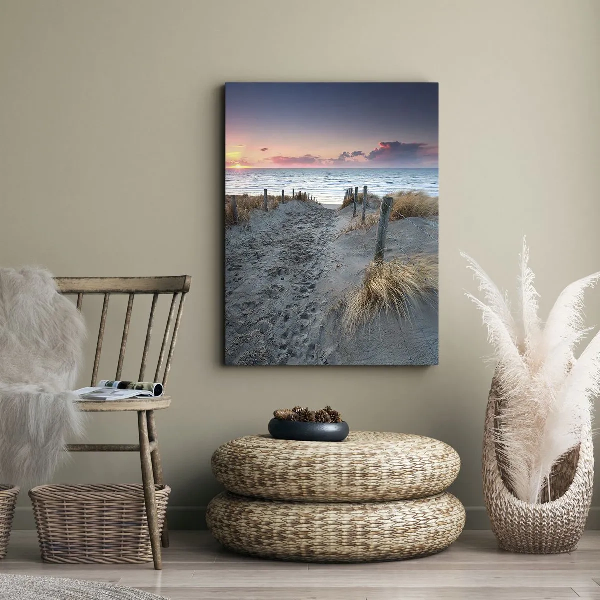 Tablou pe pânză - Ai revărsat un curcubeu cu splendoare radiantă... - 50x70 cm