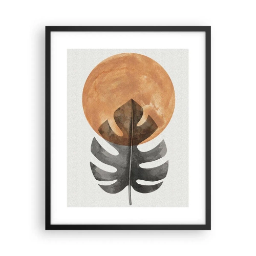 Poster în ramă neagră - Doar soarele - 40x50 cm