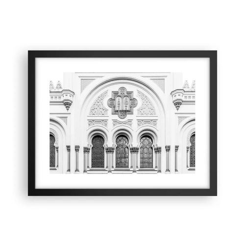 Poster în ramă neagră - La granița dintre culturi - 40x30 cm