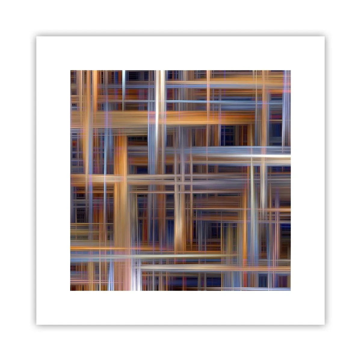 Poster - Țesut din lumină - 30x30 cm