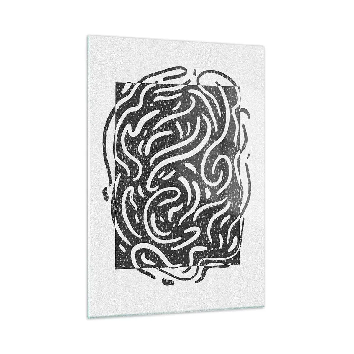 Tablou pe sticlă - Abstracție: dansul bucuriei - 50x70 cm