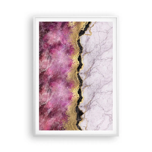 Poster în ramă albă - La graniță - 70x100 cm