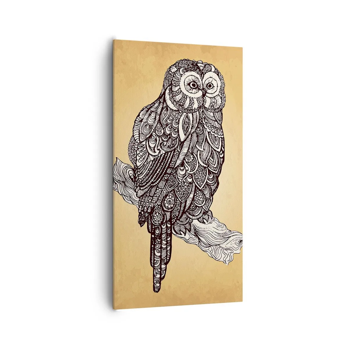 Tablou pe pânză - Ornamente complicate de înțelepciune - 65x120 cm