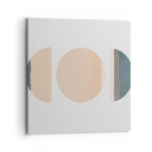 Tablou pe pânză - Roată cu roată - 70x70 cm