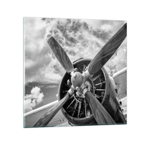 Tablou pe sticlă - Cuceritorul cerului - 50x50 cm