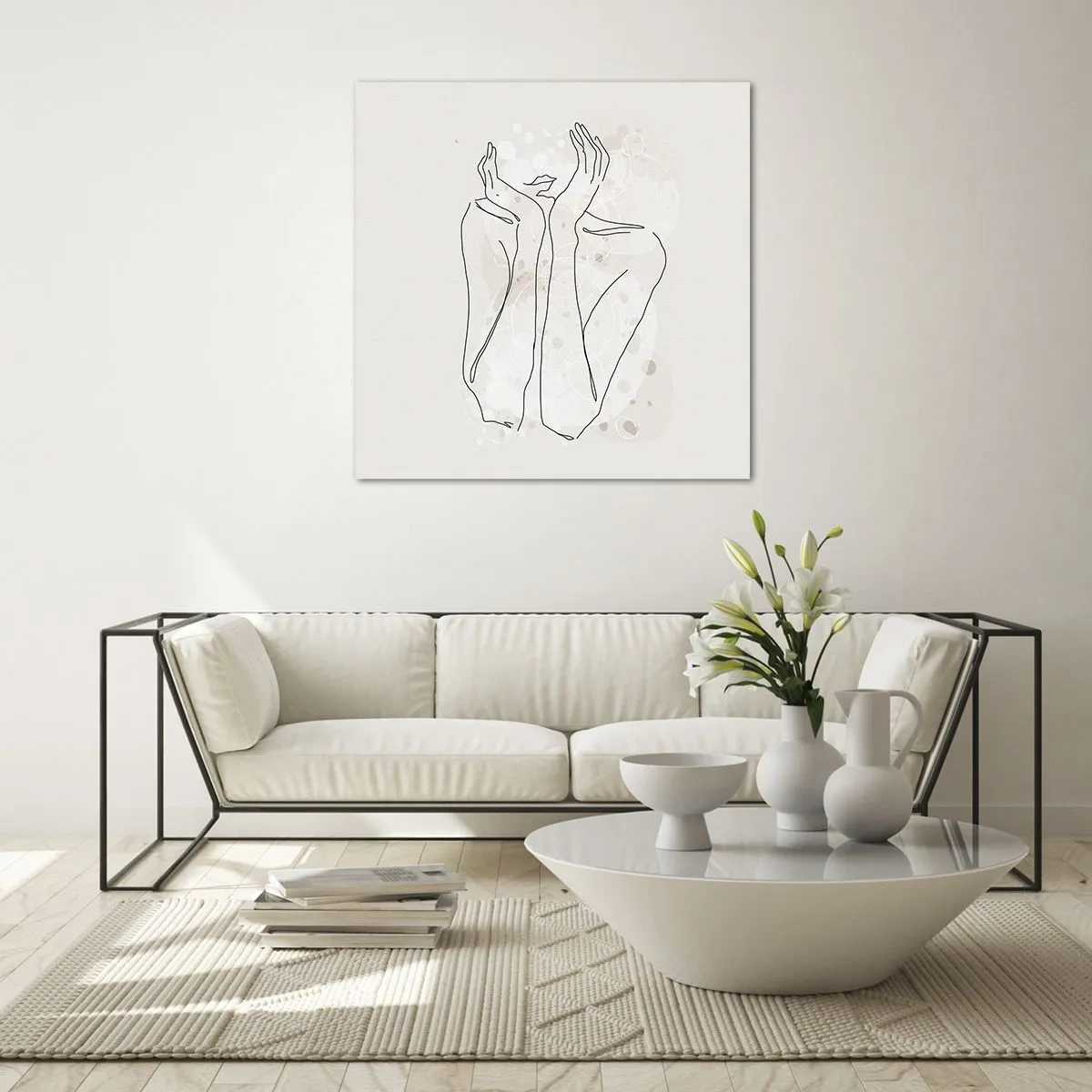 Tablou pe sticlă - Un moment pentru vis - 60x60 cm