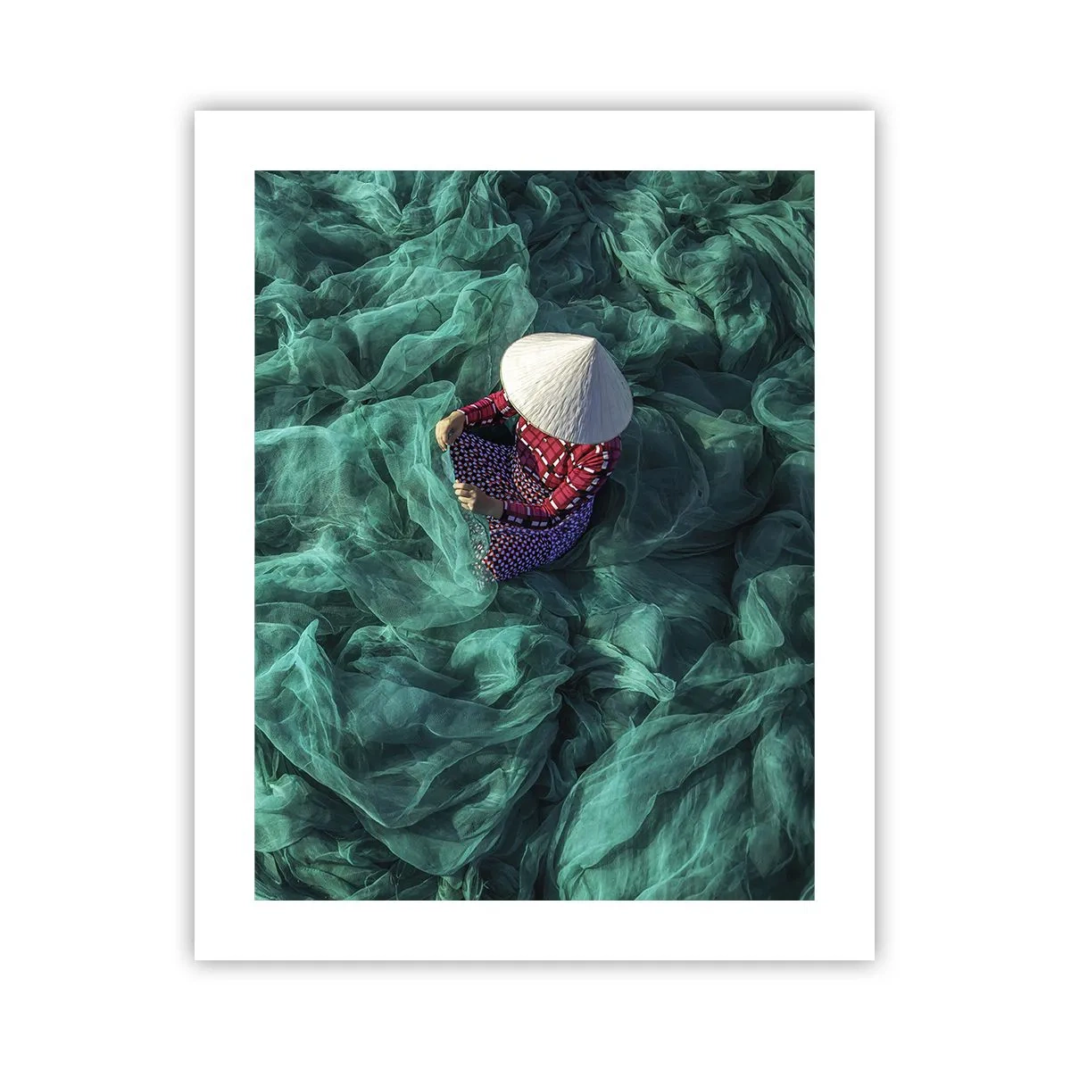 Poster - Într-o mare de rețea - 40x50 cm
