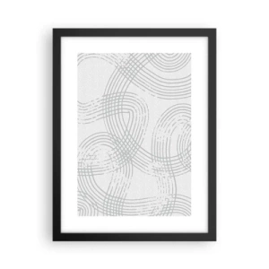 Poster în ramă neagră - Nu există o cale ușoară - 30x40 cm