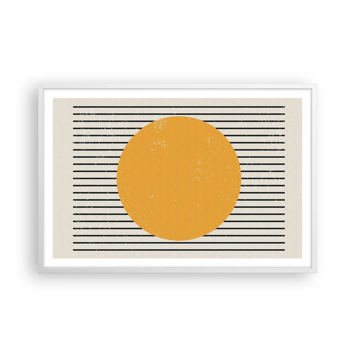 Poster în ramă albă - Puterea simplității - 91x61 cm