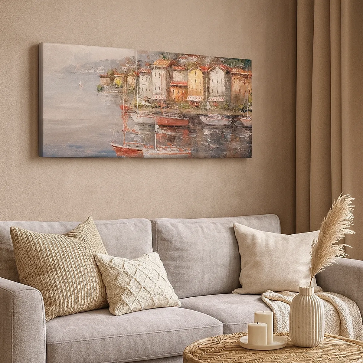 Tablou pe pânză - Portul romantic - 30x30 cm