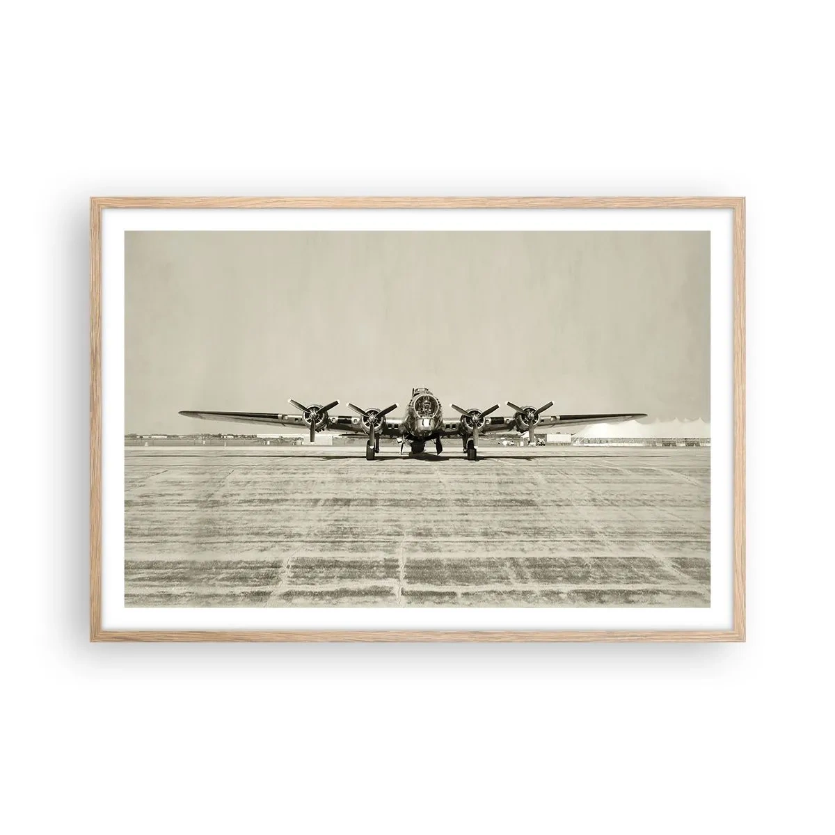 Poster în ramă de stejar deschis - Pregătit, ca întotdeauna - 91x61 cm