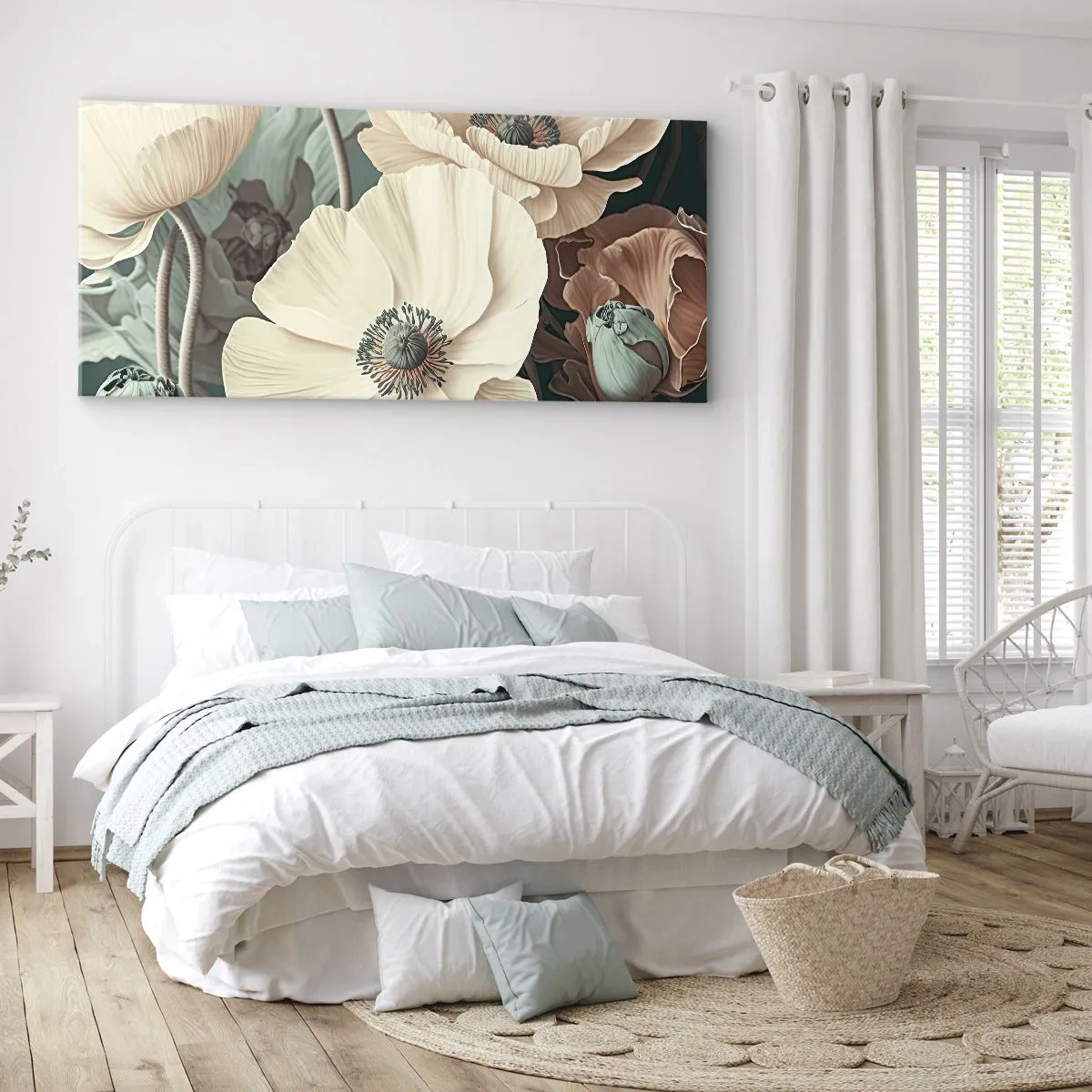 Tablou pe pânză - Șoapta macilor - 120x50 cm