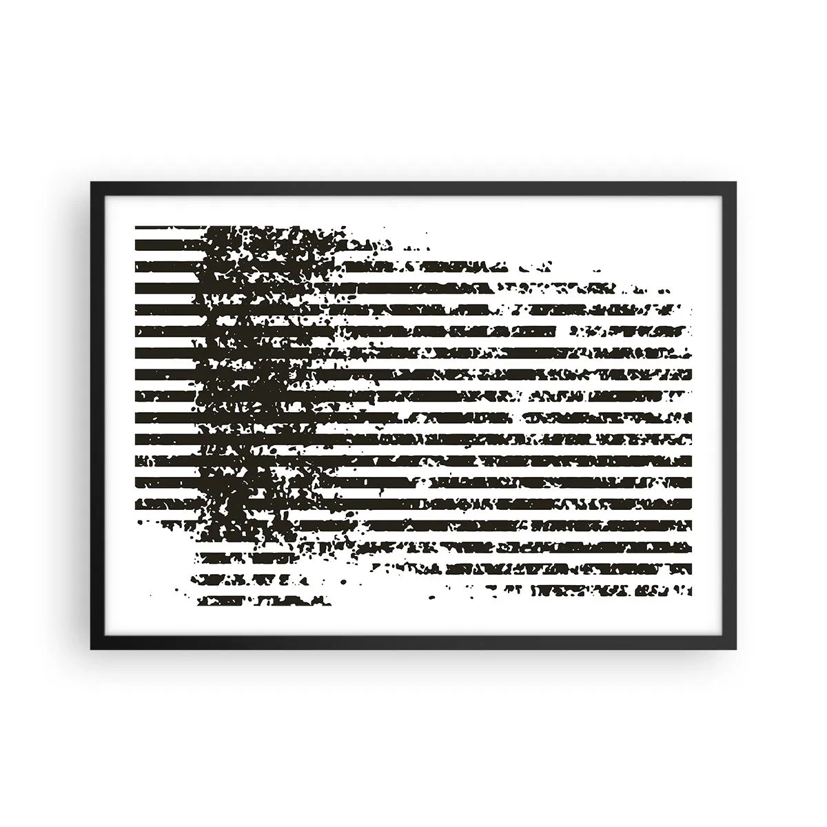 Poster în ramă neagră - Ritm și zgomot - 70x50 cm