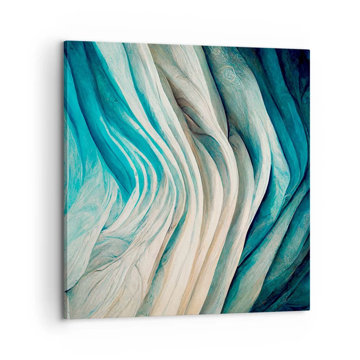 Tablou pe pânză - Insațiabilitate albastră - 60x60 cm