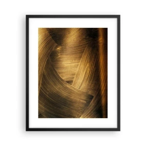 Poster în ramă neagră - Într-un labirint de aur - 40x50 cm