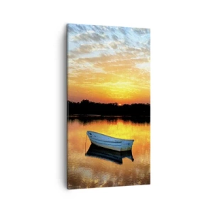 Tablou pe pânză - Privește, ascultă, meditează - 45x80 cm