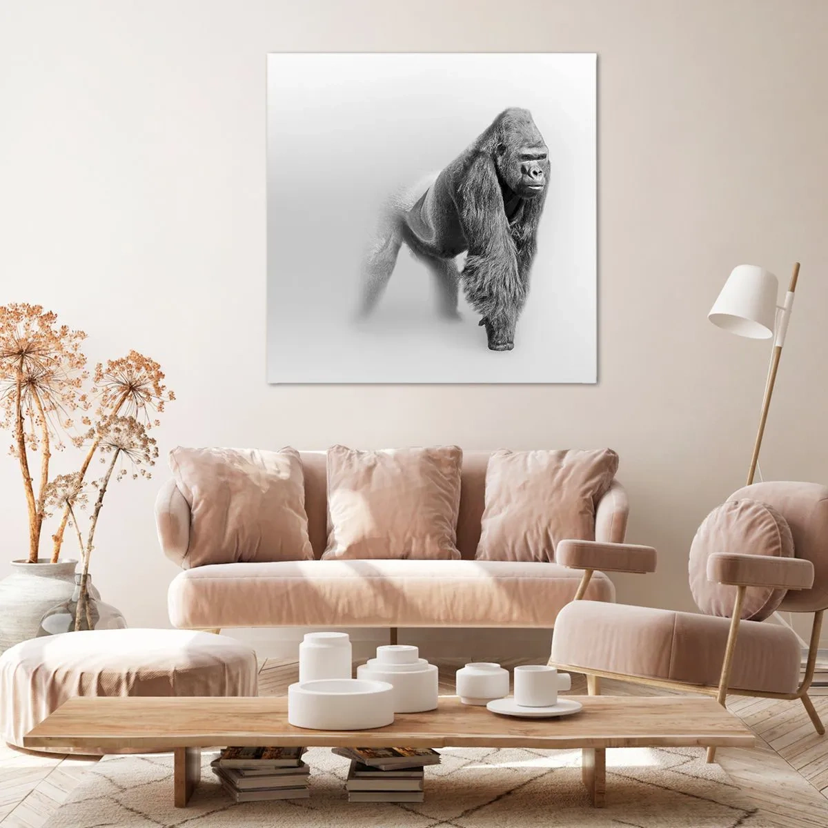 Tablou pe pânză - Încrezător în puterea lui - 70x70 cm