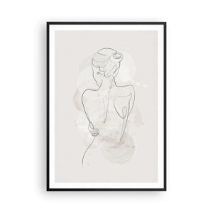 Poster în ramă neagră - Ca un instrument sensibil - 70x100 cm