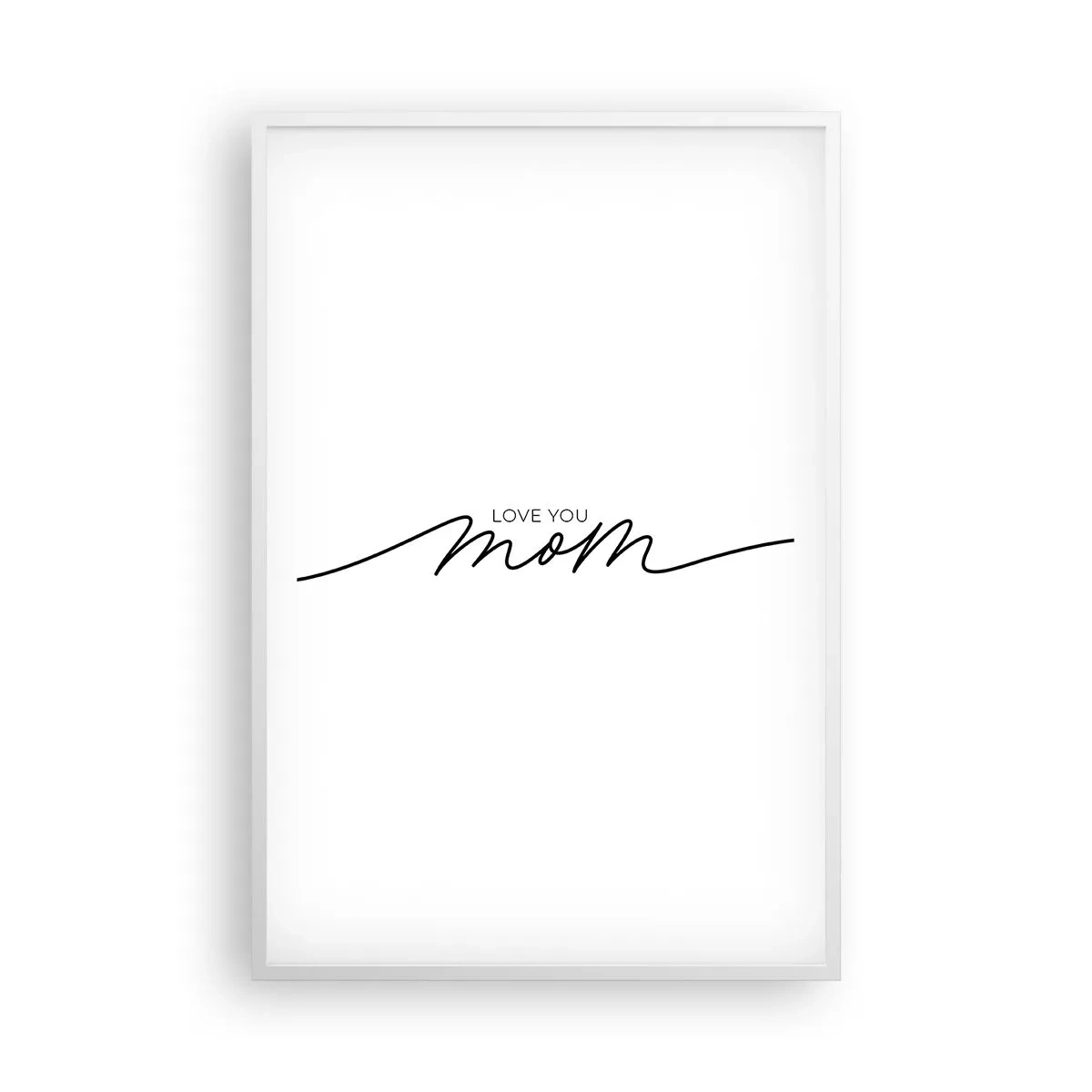 Poster în ramă albă - Mare emoție - 61x91 cm