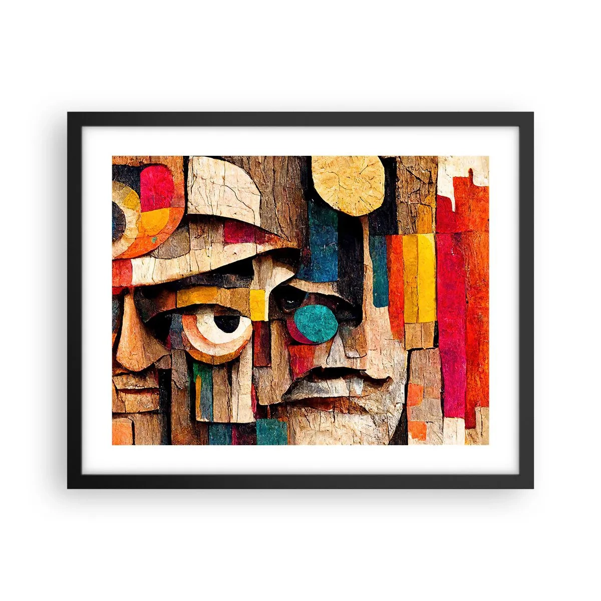 Poster în ramă neagră - Te văd... - 50x40 cm