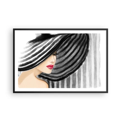 Poster în ramă neagră - Unde te pot găsi? - 91x61 cm