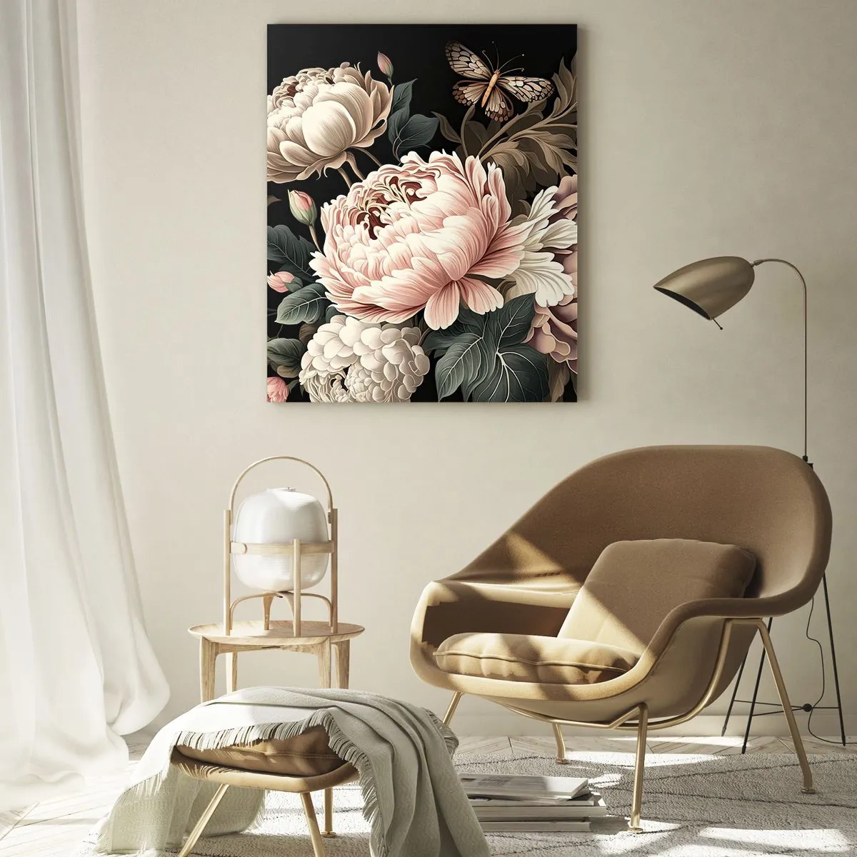 Tablou pe sticlă - În stil baroc - 50x70 cm