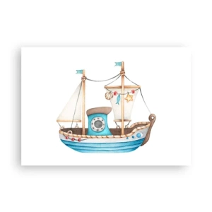 Poster - Ahoy aventura! - 100x70 cm