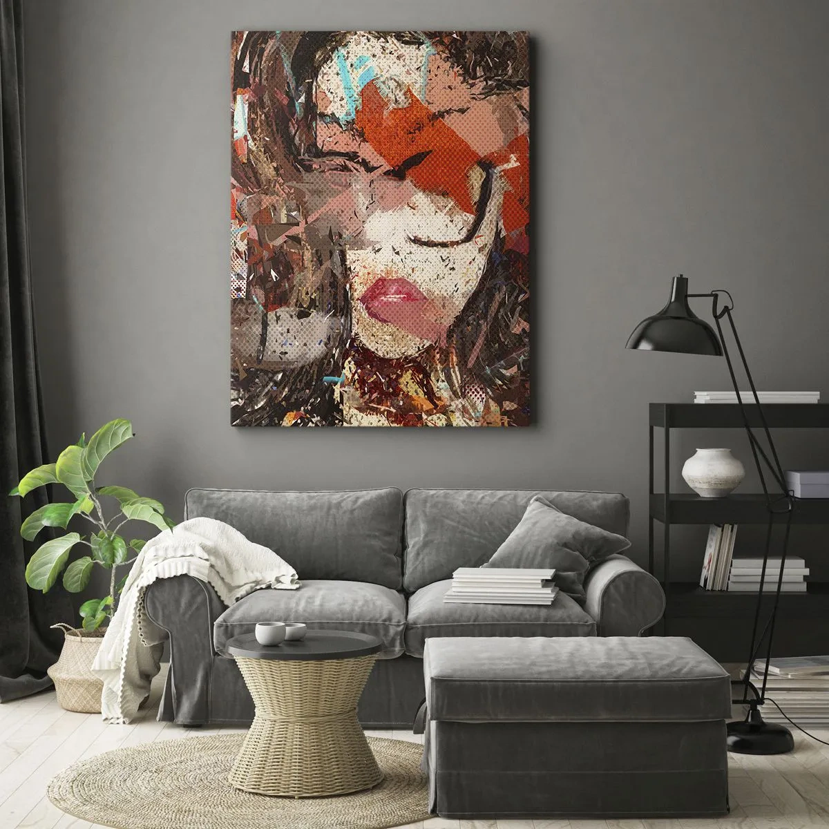 Tablou pe pânză - Chiar nu știe nimeni cum ești tu - 50x70 cm