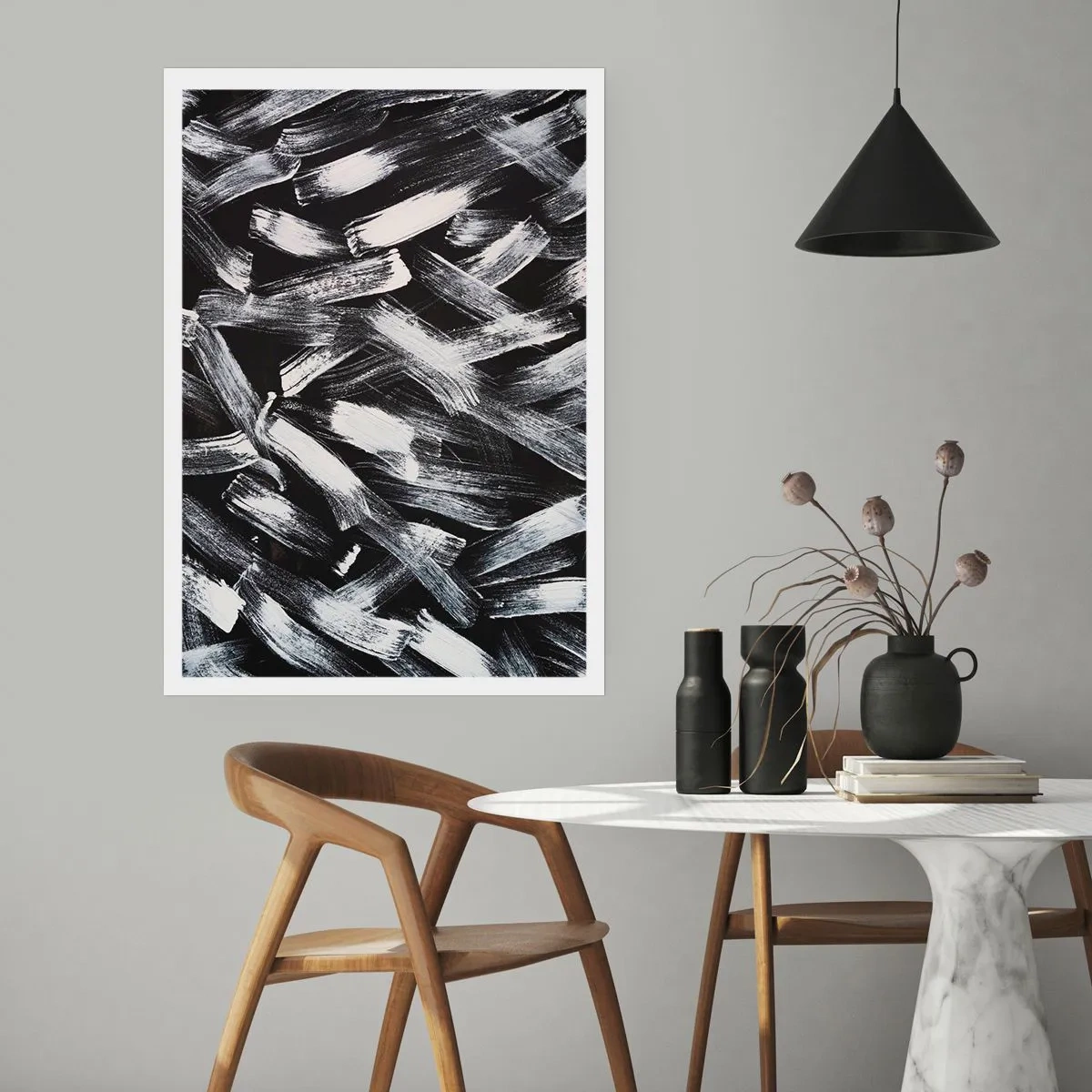 Poster - Abstracție în spirit industrial - 61x91 cm