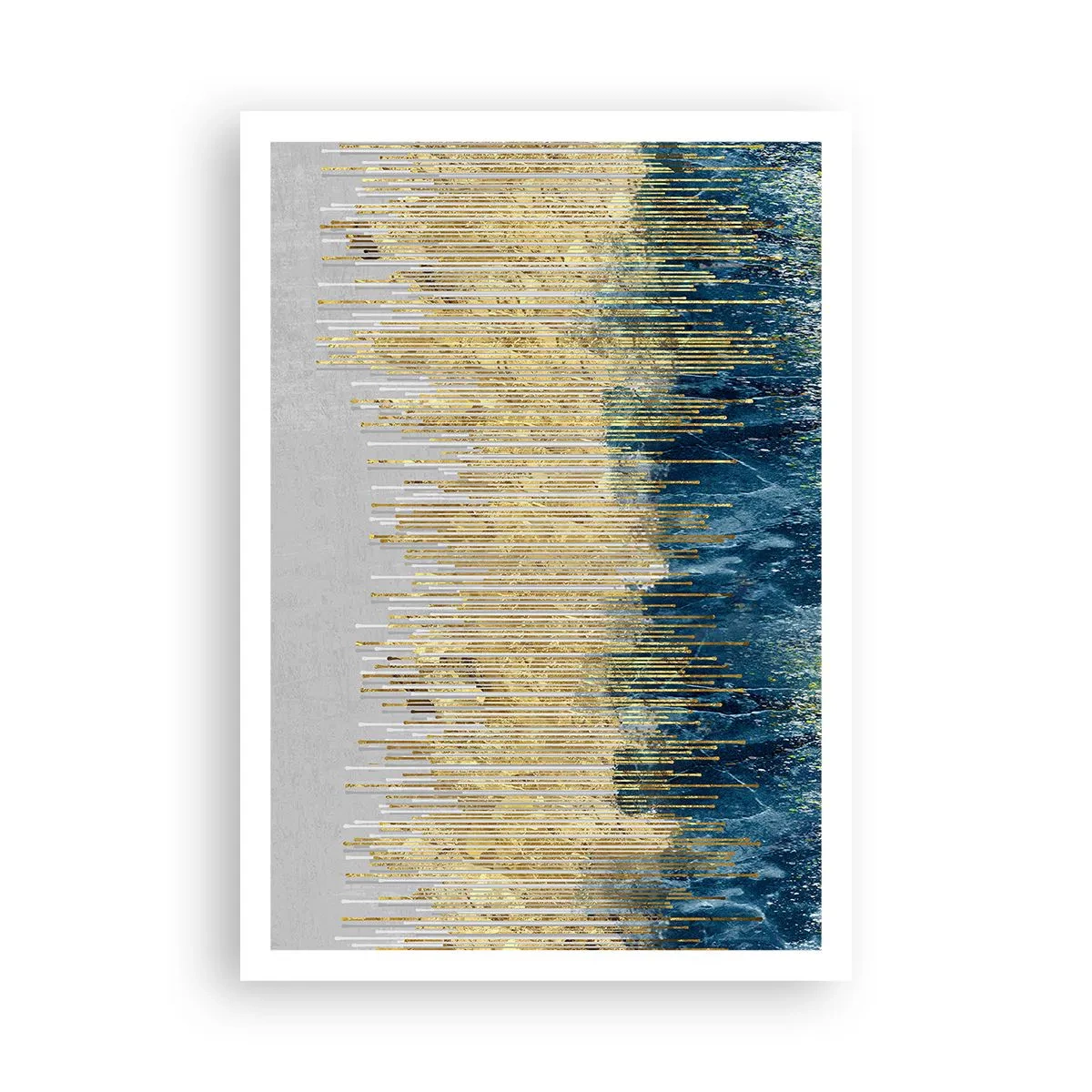 Poster - Granița aurită - 70x100 cm