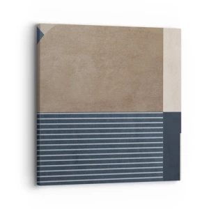 Tablou pe pânză - Compoziție de simplitate și rotunjime - 30x30 cm