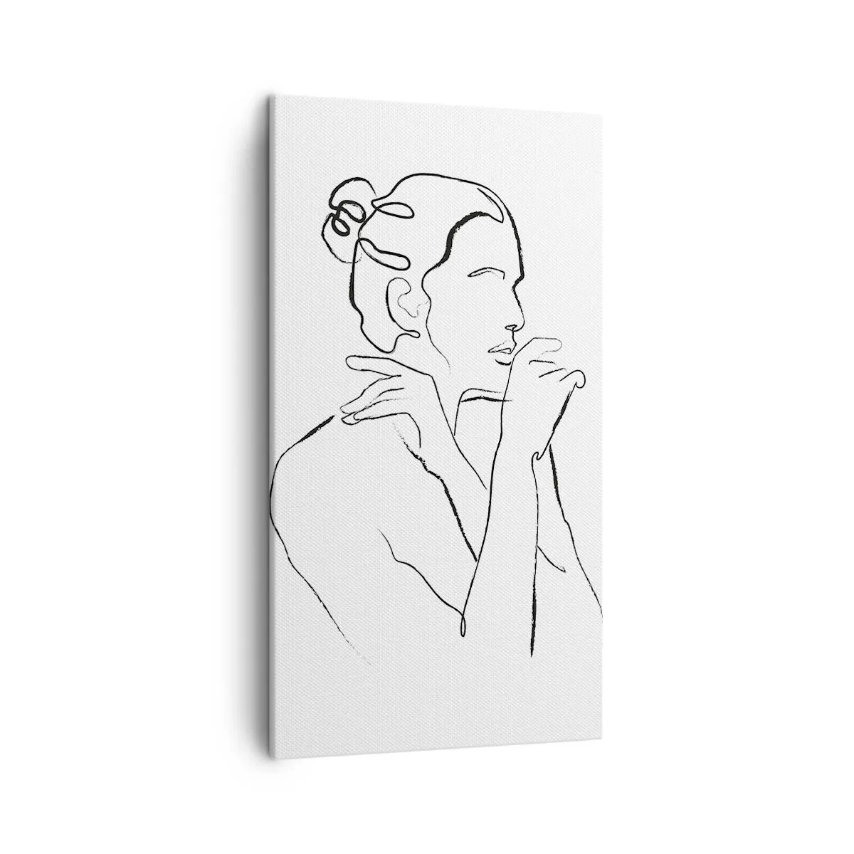 Tablou pe pânză - Actul: un mister senzual - 45x80 cm