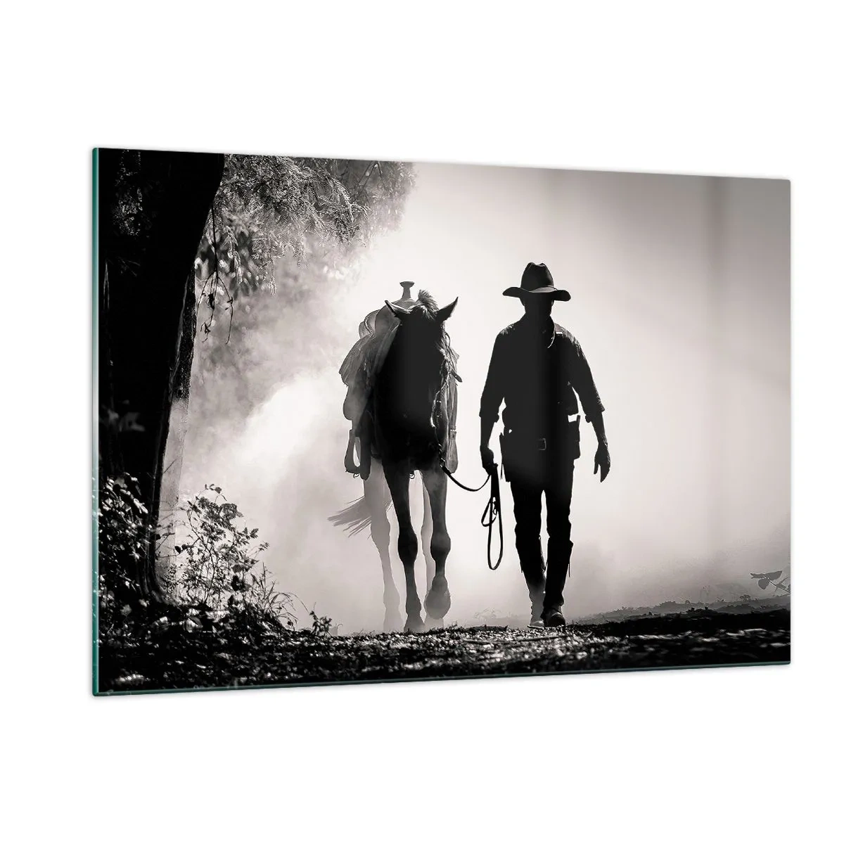 Tablou pe sticlă - Texas de dimineața - 120x80 cm