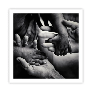 Poster - A fi om - 60x60 cm