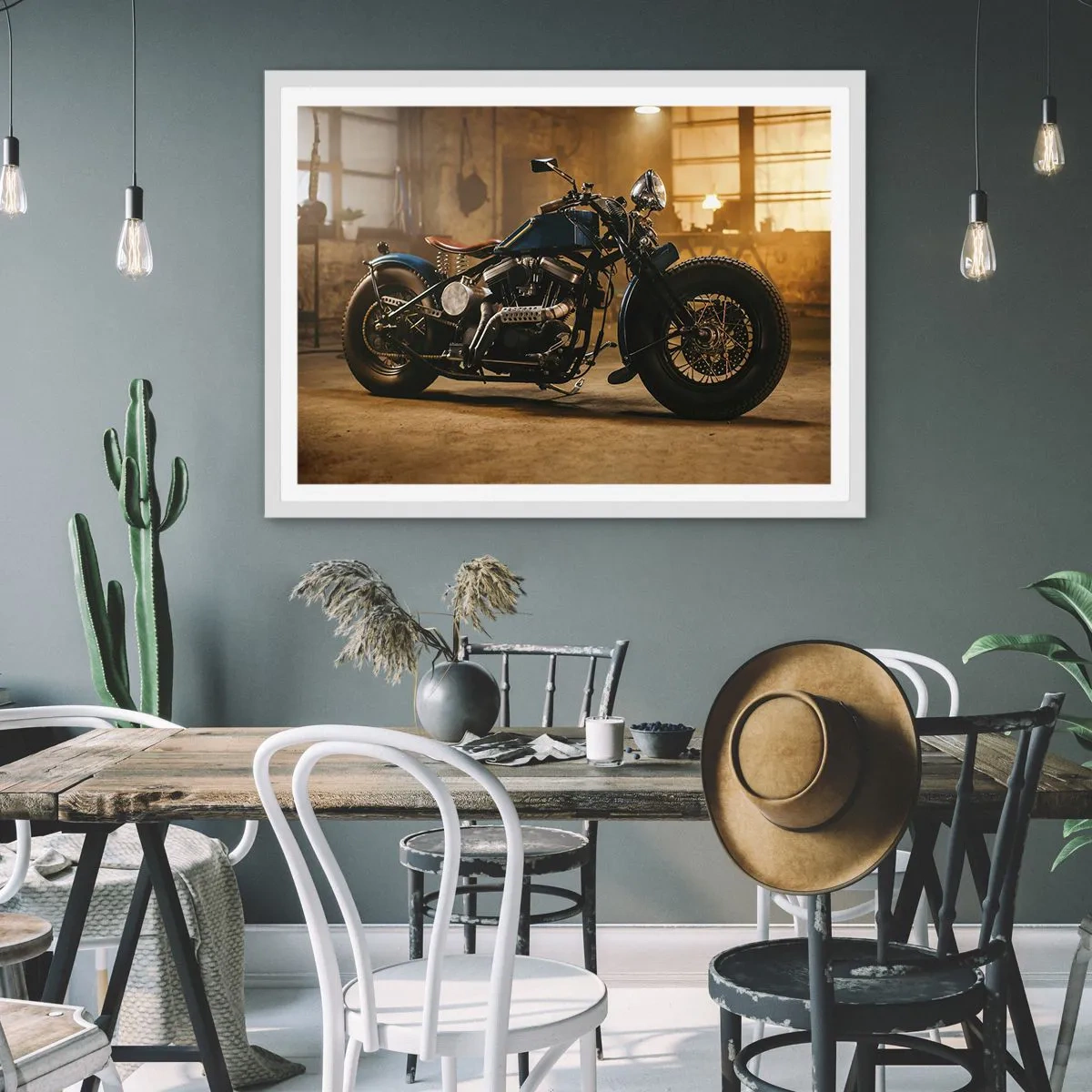 Poster în ramă albă - Pot să fac totul - 91x61 cm