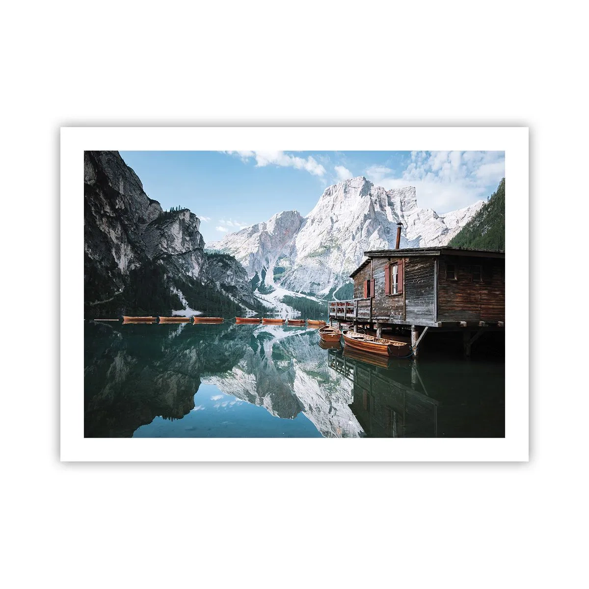 Poster - Dimineață cristalină de munte - 70x50 cm