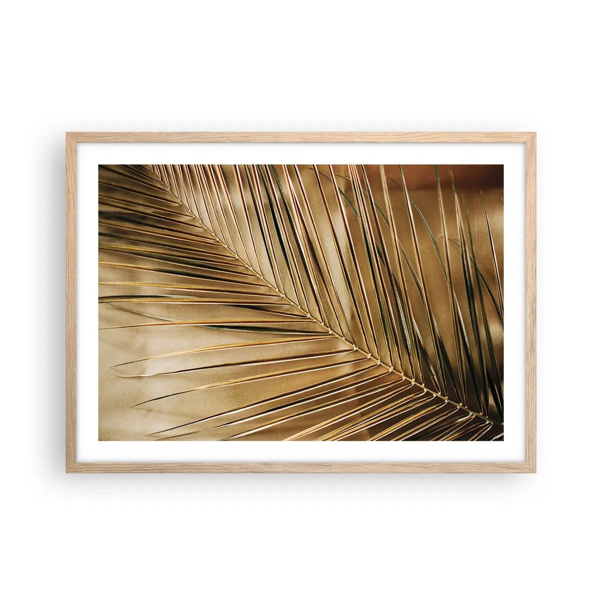 Poster în ramă de stejar deschis - Colonadă naturală - 70x50 cm
